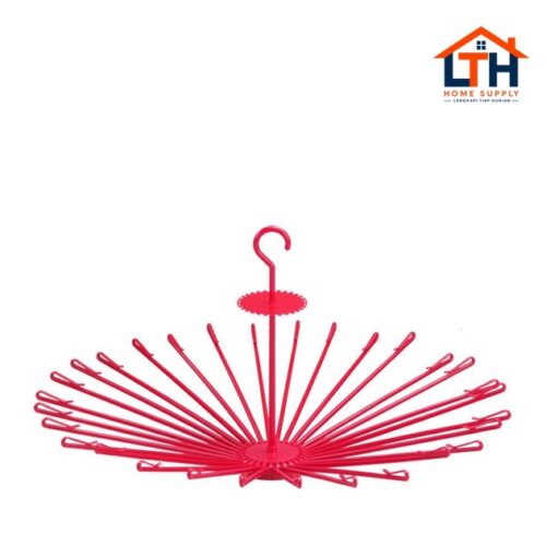 GANTUNGAN JEMUR LIPAT BUNDAR PUTAR FOLDING HANGER 20 STIK LION STAR GB-3