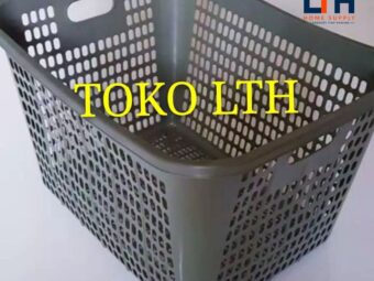 KERANJANG PAKAIAN BAJU LAUNDRY ABU / KERANJANG BAJU KOTOR / KERANJANG PAJERO / RIGEN SERBAGUNA