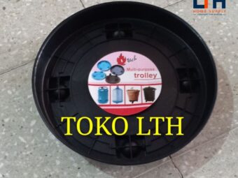 TATAKAN ALAS DUDUKAN TEMPAT KAKI RODA TABUNG GAS ELPIJI GALON AIR LPG TROLI MULTIFUNGSI