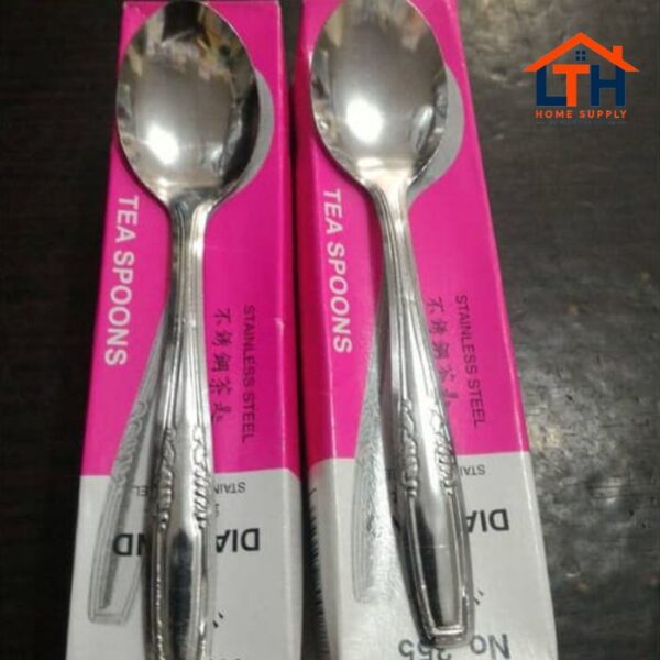 SENDOK TEH STAINLESS STEEL DIAMOND ( per 12 pcs) / SENDOK KECIL