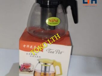 1-407-1.jpg TEKO TEH KOPI SARINGAN 1100 ml / TEA POT KACA / TEKO KACA GELAS