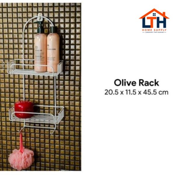 1-422-1.jpg RAK GANTUNG SERBAGUNA / OLIVE RAK MODELLINE / RAK DAPUR / RAK SHAMPO