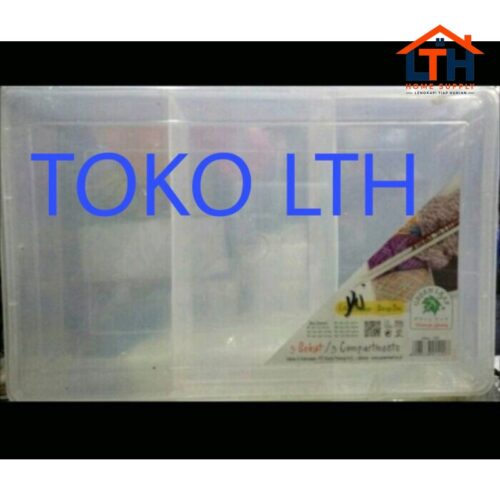 1-457-1.jpg KOTAK PERKAKAS REIKO 1420 SEKAT 3 GREEN LEAF / KOTAK SERBAGUNA / BOX