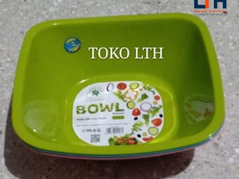 1-478-1.jpg BASKOM SEGI PLASTIK 2.5 ltr GREEN LEAF 4206 / MANGKOK PLASTIK BESAR