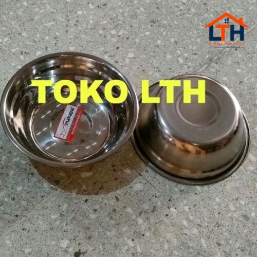 BASKOM STAINLESS 18 cm / MANGKOK MANGKUK STAINLESS