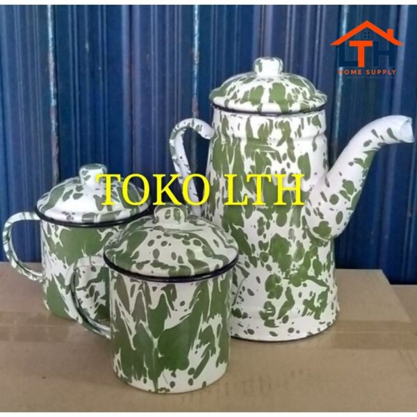 1-487-1.jpg TEKO JADUL SET 2 PCS MUG LURIK 10 cm / TEKO LURIK BLIRIK BLURIK SET