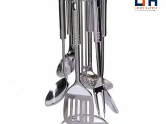 1-491-1.jpg KITCHEN TOOL SET STAINLESS STEEL 7 PCS+RAK HOME PRO / PERALATAN DAPUR