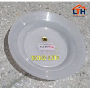 PER 6 PCS PIRING PLASTIK PUTIH TRANSPARAN OWLPLAST