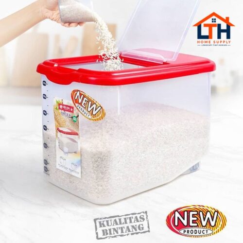 RICE BOX / TEMPAT BERAS / KOTAK SERBAGUNA-ORIZA 12.5 kg LION STAR RB-17