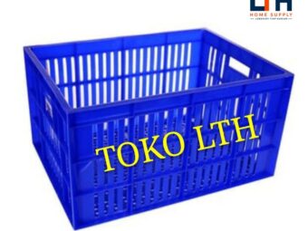 CONTAINER KERANJANG INDUSTRI SERBAGUNA 2203L GREEN LEAF KRAT LUBANG 2203 L