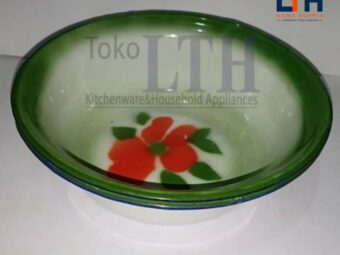 1-515-1.jpg MANGKOK SENG 18 CM BASKOM KOBOKAN MANGKUK ENAMEL KALENG JADUL PANCI MOTIF KEMBANG RRT 18CM