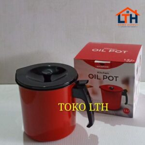1-521-1.jpg OIL POT 1.5 LTR MASPION SARINGAN MINYAK / TEMPAT MINYAK / WADAH MINYAK GORENG