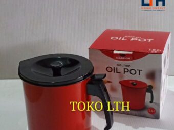 OIL POT 1.5 LTR MASPION SARINGAN MINYAK / TEMPAT MINYAK / WADAH MINYAK GORENG