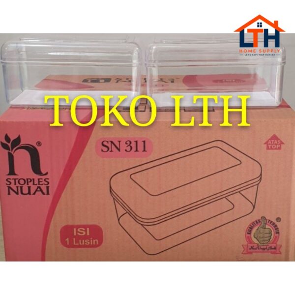 PER 12 PCS TOPLES KUE KERING SEGI SN311 NUAI KOTAK COKLAT CEMILAN MILKBATH SN 311