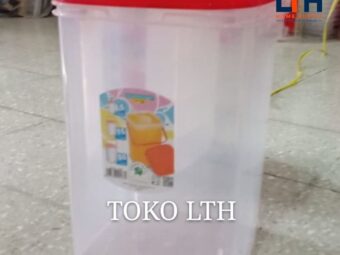 TOPLES JINJING SEGI PLASTIK 6.5 LITER GREEN LEAF ABELLA / WADAH KOTAK MINUMAN SIROP 6.5L