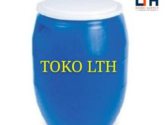 TONG AIR BIRU + TUTUP 60 ltr GREEN LEAF 0506 EMBER BESAR GENTONG PLASTIK
