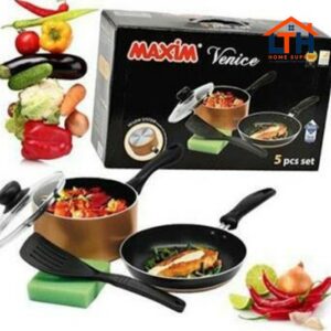 1-565-1.jpg MAXIM VENICE SET 5 PCS / PANCI TEFLON / FRYPAN TEFLON / WAJAN TEFLON