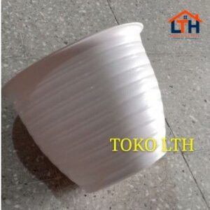 POT TAWON 25 PUTIH / POT BUNGA / POT TANAMAN PUTIH PLASTIK