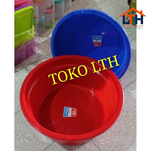 JOLANG 22 INCHI BAK BASKOM BULAT WARNA PLASTIK KOMET STAR EMBER TINGGI