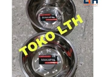 1-644-1.jpg MANGKOK STAINLESS 14 cm BASKOM KOBOKAN MANGKUK STAINLESS 14CM