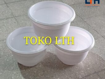 1-645-1.jpg POT PUTIH PLASTIK 30 NEO GOCCIE / POT TANAMAN ULIR / POT BUNGA TAWON