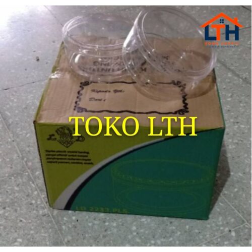 1-649-1.jpg PER 12 PCS TOPLES KUE KERING BULAT 350 GRAM LD2233 STOPLES PLASTIK MIKA DELICE LD 2233