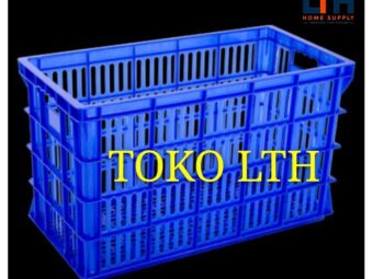 1-667-1.jpg CONTAINER KERANJANG INDUSTRI SERBAGUNA 2217L GREEN LEAF KRAT LUBANG 2217 L RAK PIRING 10"