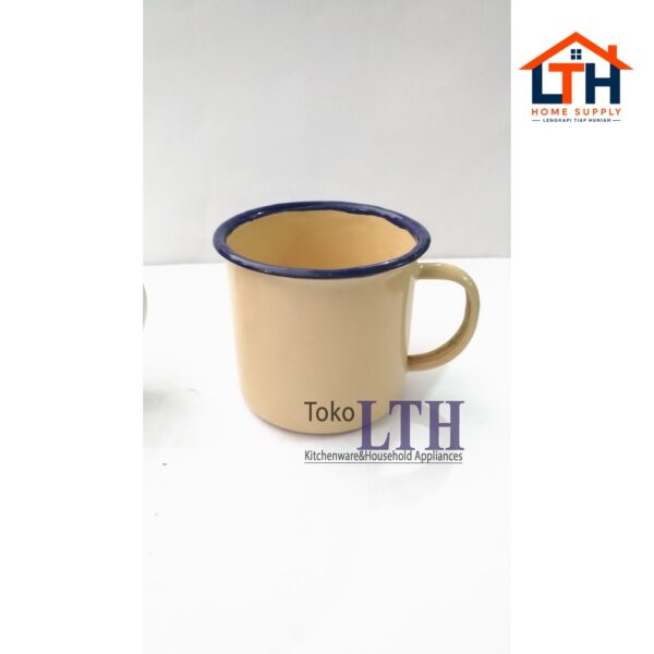 1-67-1.jpg PER 6 PCS CANGKIR KOPI SENG 7 CM POLOS ENAMEL PANCI KALENG GELAS JADUL RRT 7CM