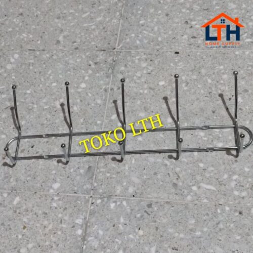 1-676-1.jpg Kapstok Stainless 5 Hook