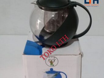 1-687-1.jpg TEKO TEH KOPI SARINGAN 1250 ml / TEA POT KACA / TEKO TEH GELAS