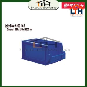 1-71-1.jpg JOLLY BOX 200 KOTAK PERKAKAS SERBAGUNA LION STAR JX2 BOX SUSUN