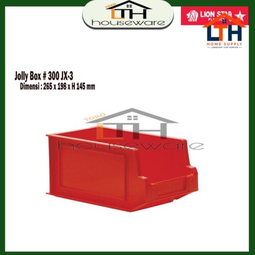 1-72-1.jpg JOLLY BOX 300 KOTAK PERKAKAS SERBAGUNA LION STAR JX3 BOX SUSUN