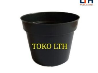 1-722-1.jpg POT HITAM 12 CM POLOS PLASTIK / POT BUNGA / POT TANAMAN BIBIT SEMAI