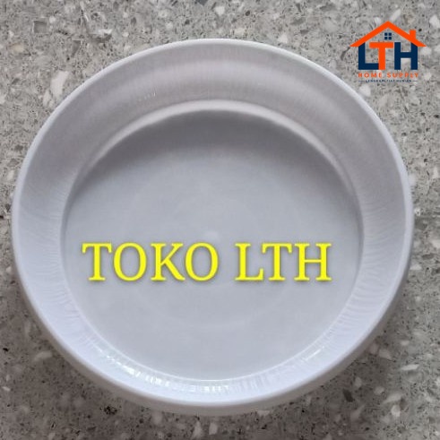 1-723-1.jpg TATAKAN POT BUNGA 25 CM PUTIH / ALAS POT TANAMAN 25 CM PUTIH PLASTIK