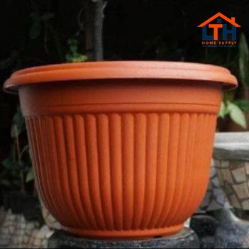 1-751-1.jpg POT PLASTIK 40 CM COKLAT 817 / POT TANAMAN / POT BUNGA