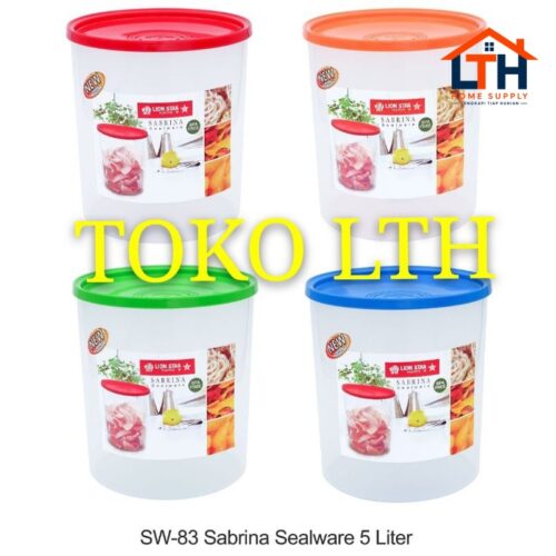 1-753-1.jpg TOPLES PLASTIK SABRINA 5 LITER LION STAR SEALWARE JUMBO WADAH KERUPUK KUE PEYEK PERMEN