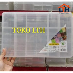 1-770-1.jpg Kotak Perkakas Reiko 18 Sekat 1418-Green Leaf