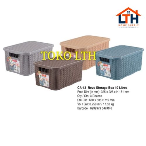 Kotak Penyimpanan 10L Revo Storage CA13 - Lion Star