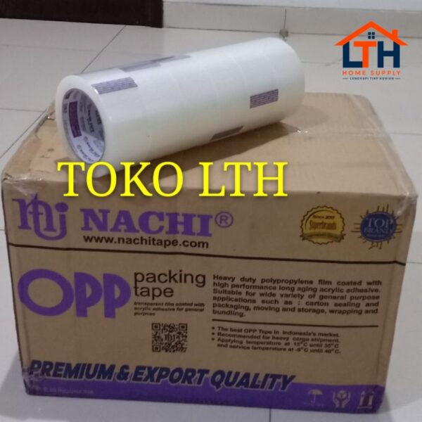 Lakban Bening Nachi 2 Inch 48mm Opp (Dus=72 Pcs)