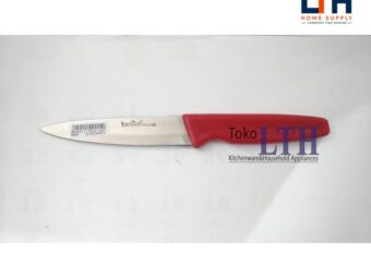 PISAU TANICA 5" INCHI ORIGINAL PISAU DAPUR IRIS 0215 MERAH TAJAM LANCIP