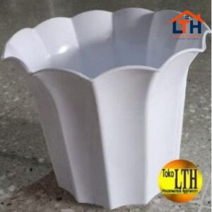 1-809-1.jpg POT LILY 25 CM PUTIH / POT TANAMAN PLASTIK / POT BUNGA