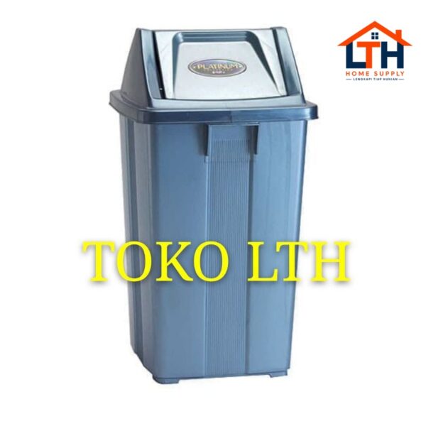 1-813-1.jpg TEMPAT SAMPAH 42 LITER C-1 TUTUP GOYANG LION STAR / KOTAK WADAH TONG SAMPAH