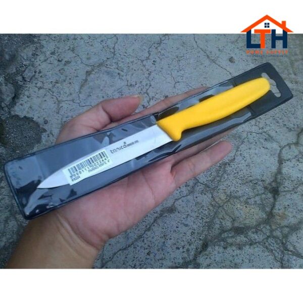 1-84-1.jpg PISAU TANICA ORIGINAL PARING KNIFE 4" INCHI 0224 KUNING LANCIP TAJAM