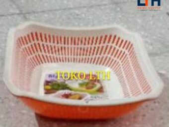 WADAH CUCI SAYUR SEGI 4 ALPEN / BASKOM SARINGAN SEGI / BASKOM CUCI SAYUR