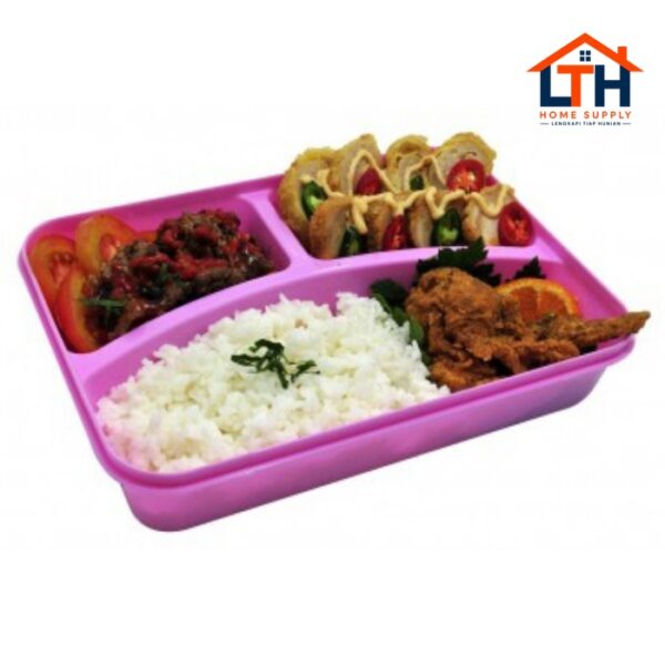 1-847-1.jpg LUNCH BOX SEKAT 3 MIRANDA HOMMY / KOTAK MAKANAN / BOX CATERING