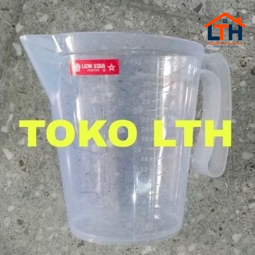 1-849-1.jpg GELAS UKUR 1 LITER PLASTIK / GELAS TAKARAN TAKAR 1000 ML