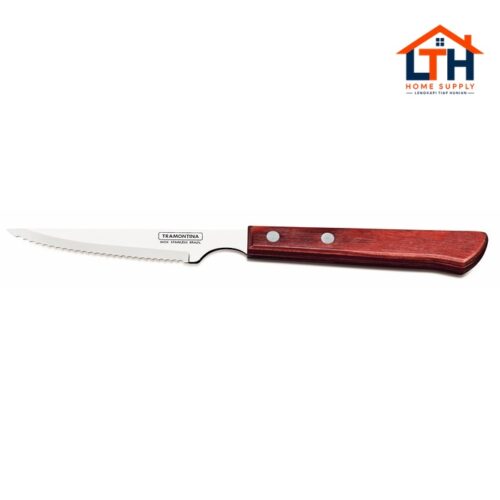 PISAU STEAK TRAMONTINA ORIGINAL GAGANG KAYU-SET 12 PCS