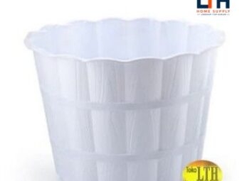 1-877-1.jpg POT BAMBU 25 PUTIH / POT BUNGA / POT TANAMAN / POT PUTIH PLASTIK