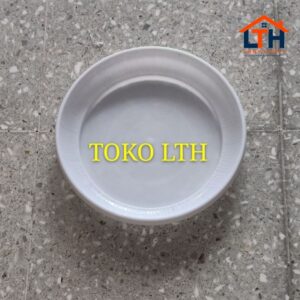 TATAKAN POT BUNGA 20 CM PUTIH / ALAS POT TANAMAN 20 CM PUTIH PLASTIK