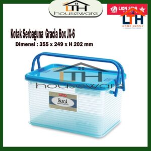 1-909-1.jpg KOTAK SERBAGUNA GRACIA BOX LION STAR / KERANJANG JINJING BOX TRANSPARAN